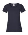 Goedkope Dames T-shirts fruit of the loom value weight 61-372-0 deep navy